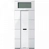 SE Merten KNX\EIB Выключатель 4-кнопочный Plus с терморегулятором SYM (MTN6214-0319), Schneider Electric, Белый, MTN6214-0319