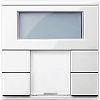 SE Merten KNX Бел Выключатель 2-кнопочный Plus с терморегулятором SYM, Schneider Electric, Белый, MTN6212-0319