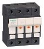 SE Разделитель-предохранитель 32A с указателем срабатывания 3Р+N 10х38, Schneider Electric, , DF103NV