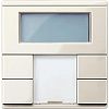 SE Merten KNX SM Беж Сенсор 2-клавишный Plus с терморегулятором, Schneider Electric, Кремово-белый, MTN6212-0344